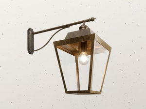 QUADRO 262.61 - Glass and iron outdoor wall lamp _ Il Fanale